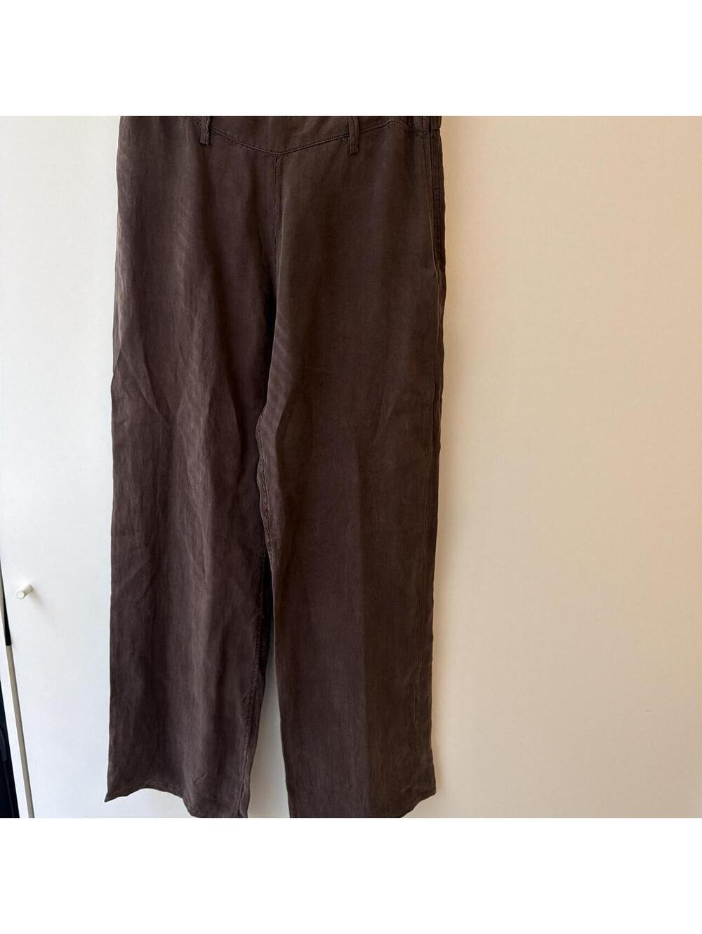 Zara Women's Brown and Grey Trousers